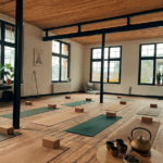 gemütlicher Yoga-Raum